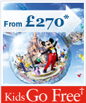 From £270*, Disneyland® Resort Paris