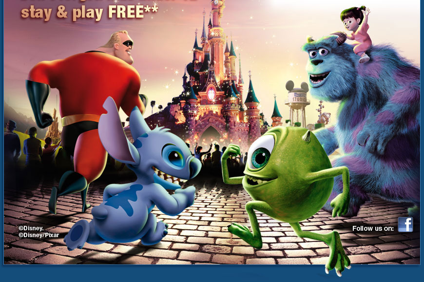 Book Disneyland&reg; Paris by 31st January 2012 and Save up to 30%* Plus Kids under 12 stay & play FREE!**