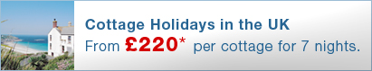 Cottage Holidays in the UK from £220* per cottage for 7 nights.