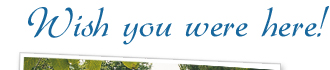 Wish you were here!