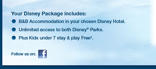 Save up to 50% on your Disneyland&reg; Paris Package. Offer ends 10/07/2011
